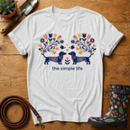 Dachshund The Simple Life T-shirt