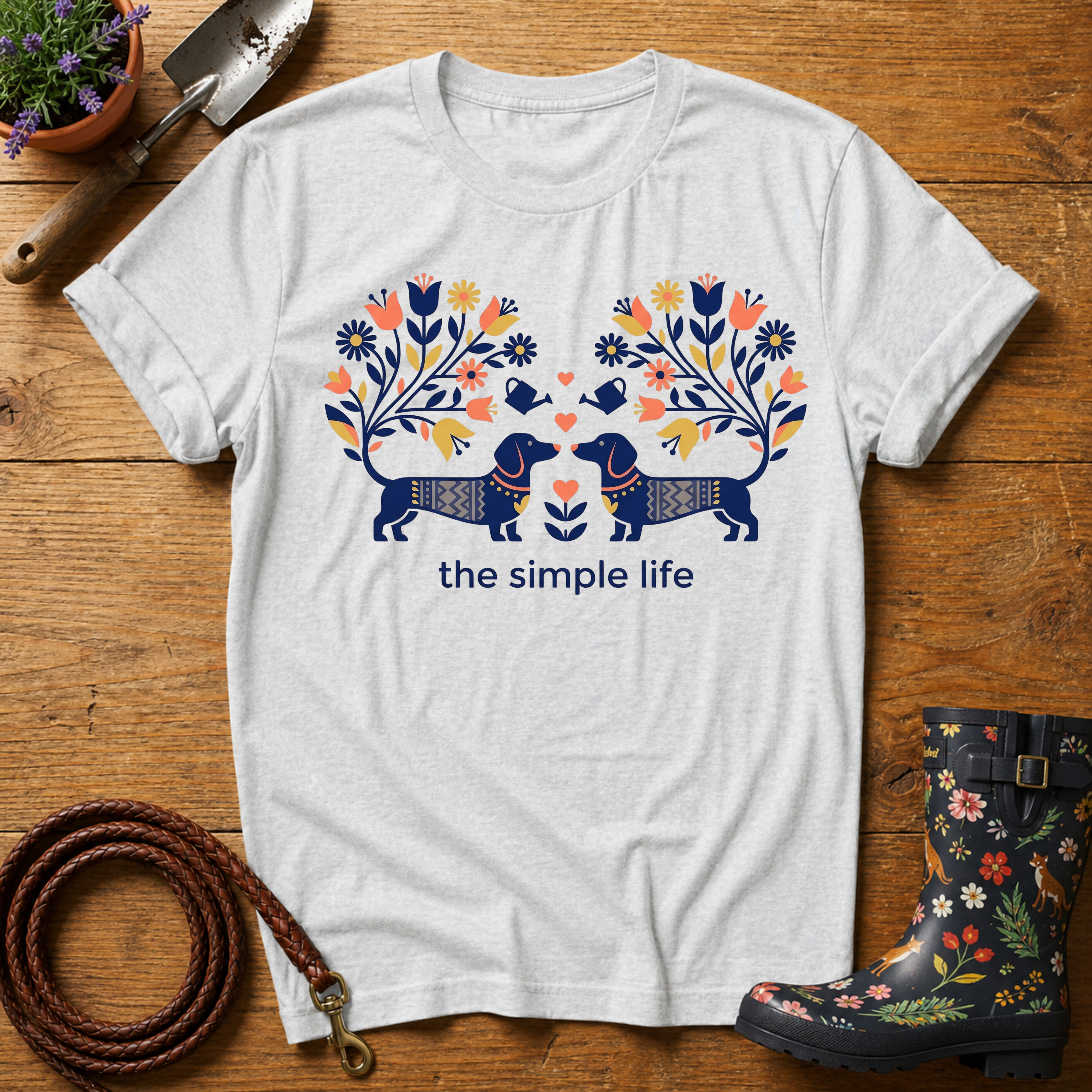 Dachshund The Simple Life T-shirt