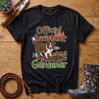 Boarder Collie Official Head Gardener T-shirt