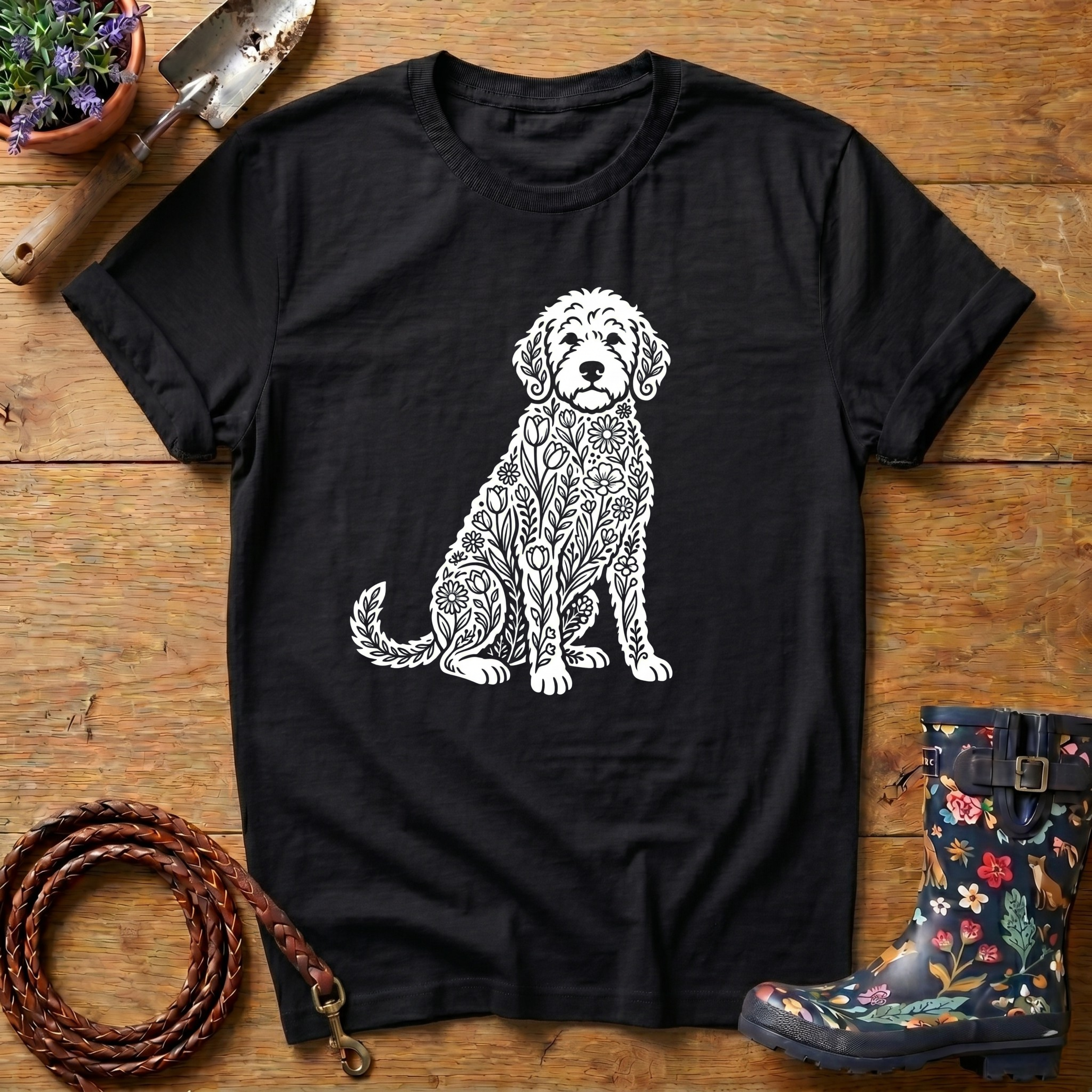 Cockapoo of Flowers T-shirt