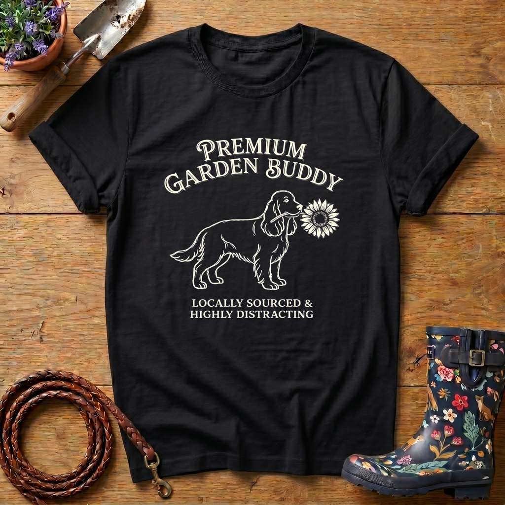 Spaniel Premium Garden Buddy T-shirt