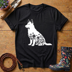 GSD Sunflowers & Butterfly T-shirt