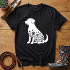 Labrador Sunflowers & Butterflies T-shirt