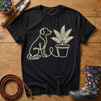 Labrador's Favourite Plant T-shirt