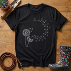 Dandelions & Paw Prints T-shirt