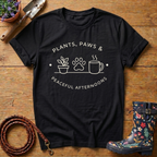 Plants, Paws & Peace T-shirt