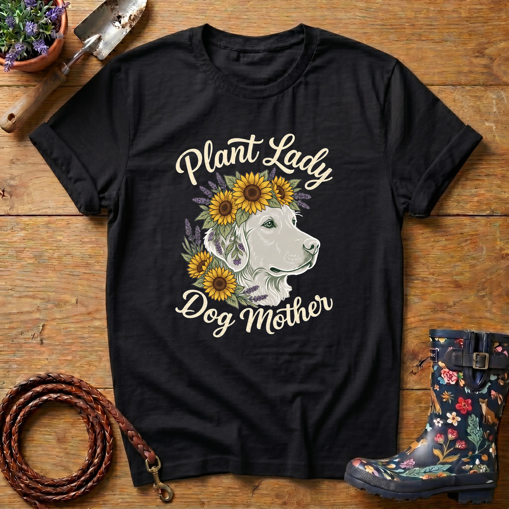 Plant Lady, Dog Mother T-shirt