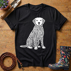 Labrador of Flowers T-shirt
