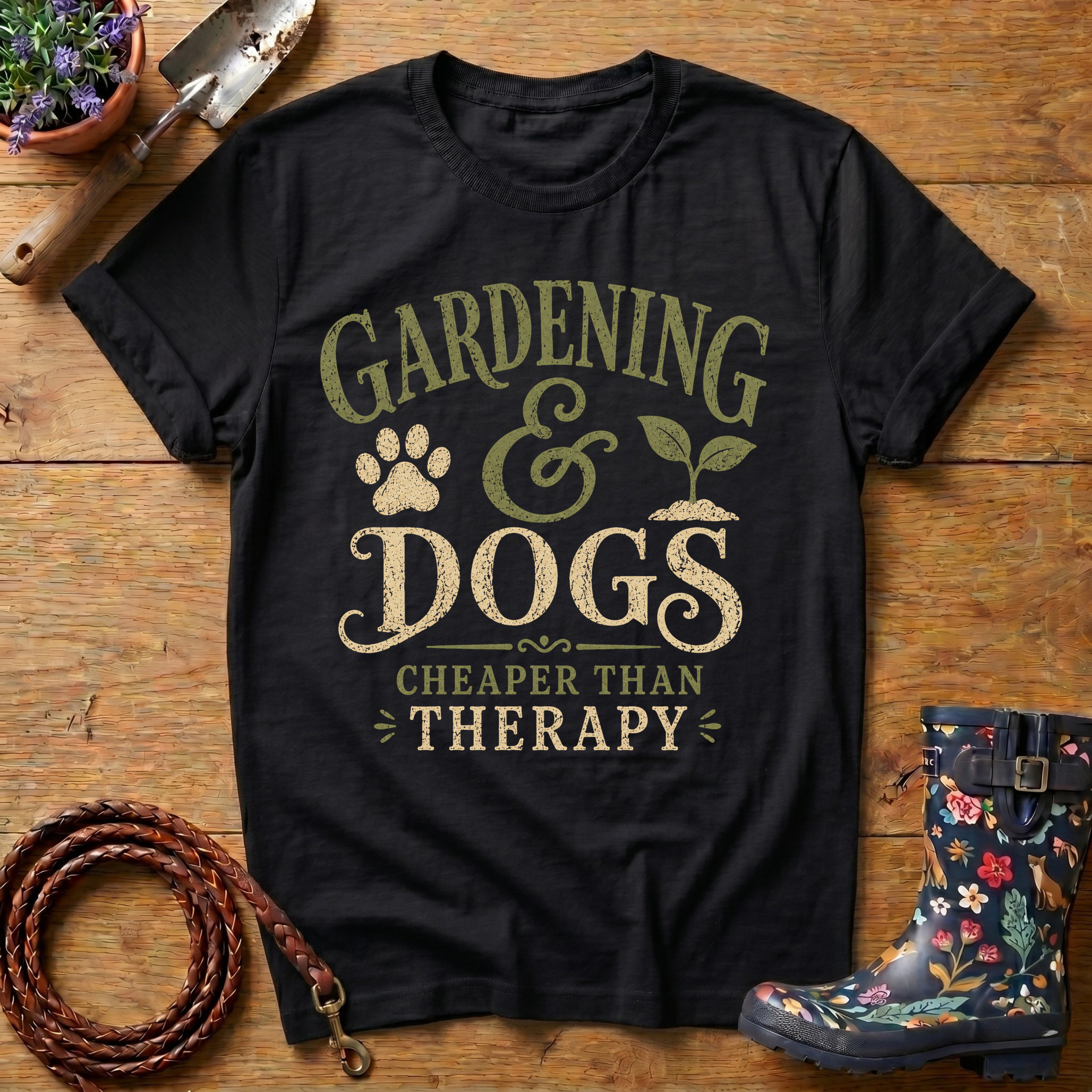 Cheaper than Therapy text T-shirt