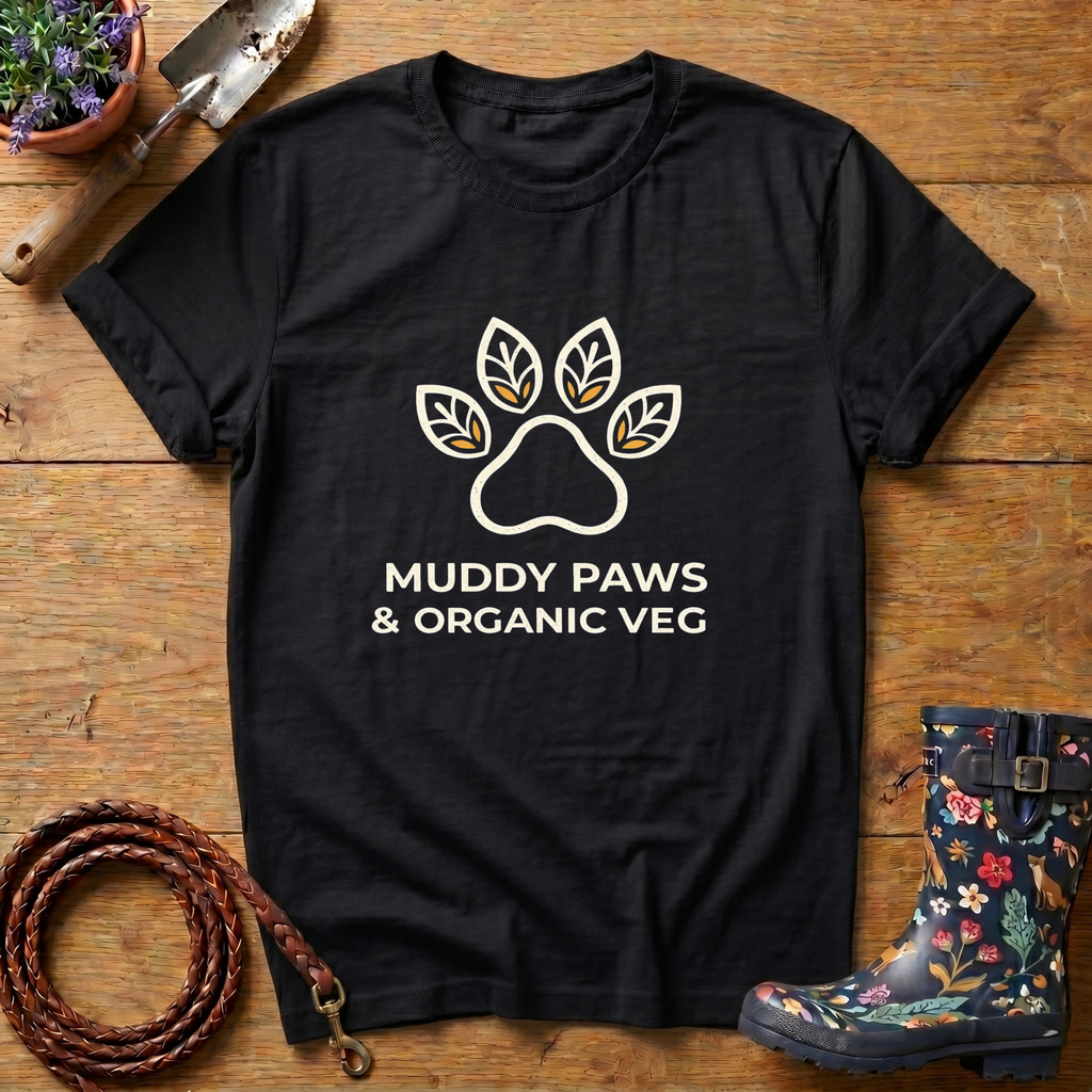 Muddy Paws & Organic Veg T-shirt