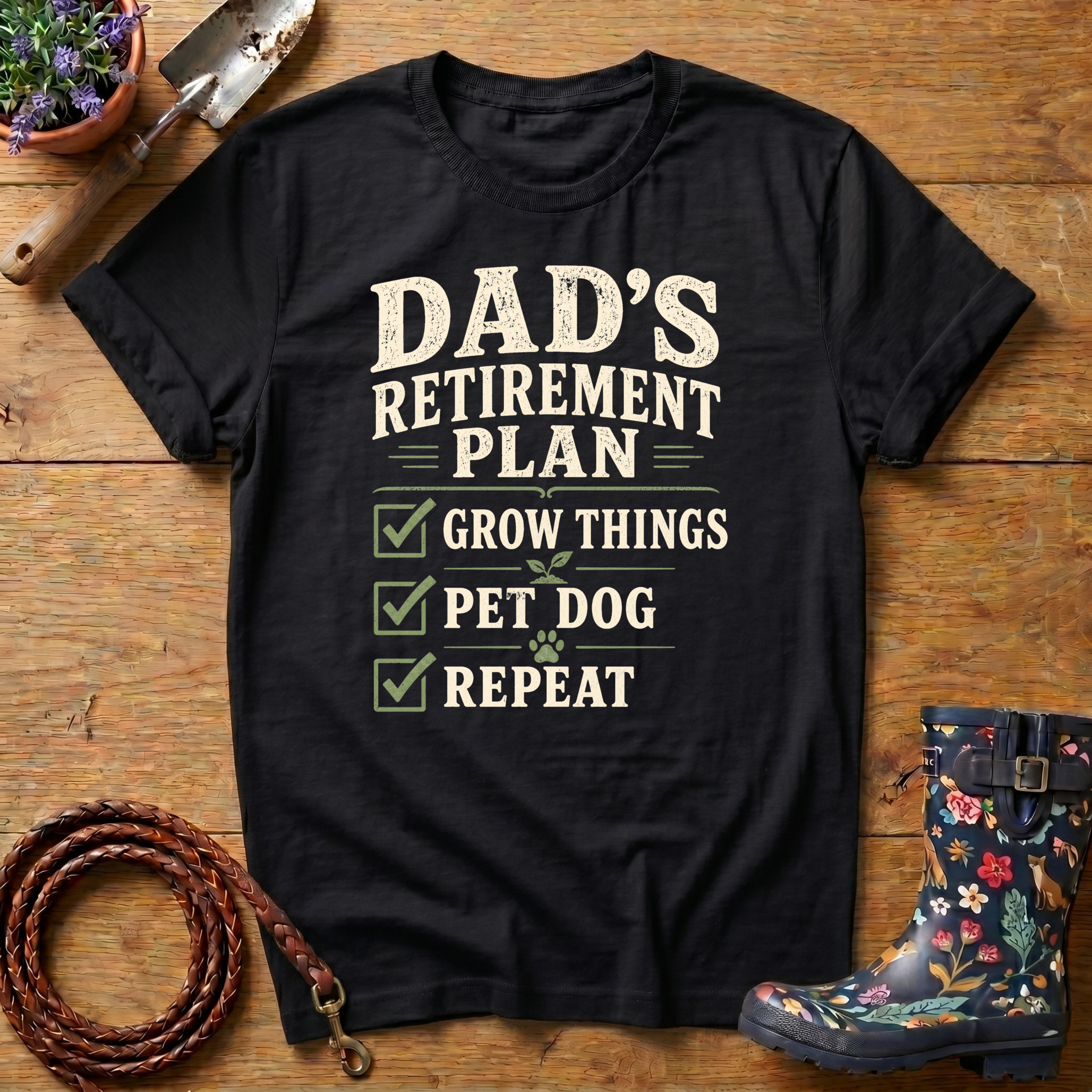 Dads Retirement Plan T-shirt