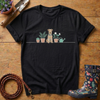 Terrier Watercolour Vector T-shirt