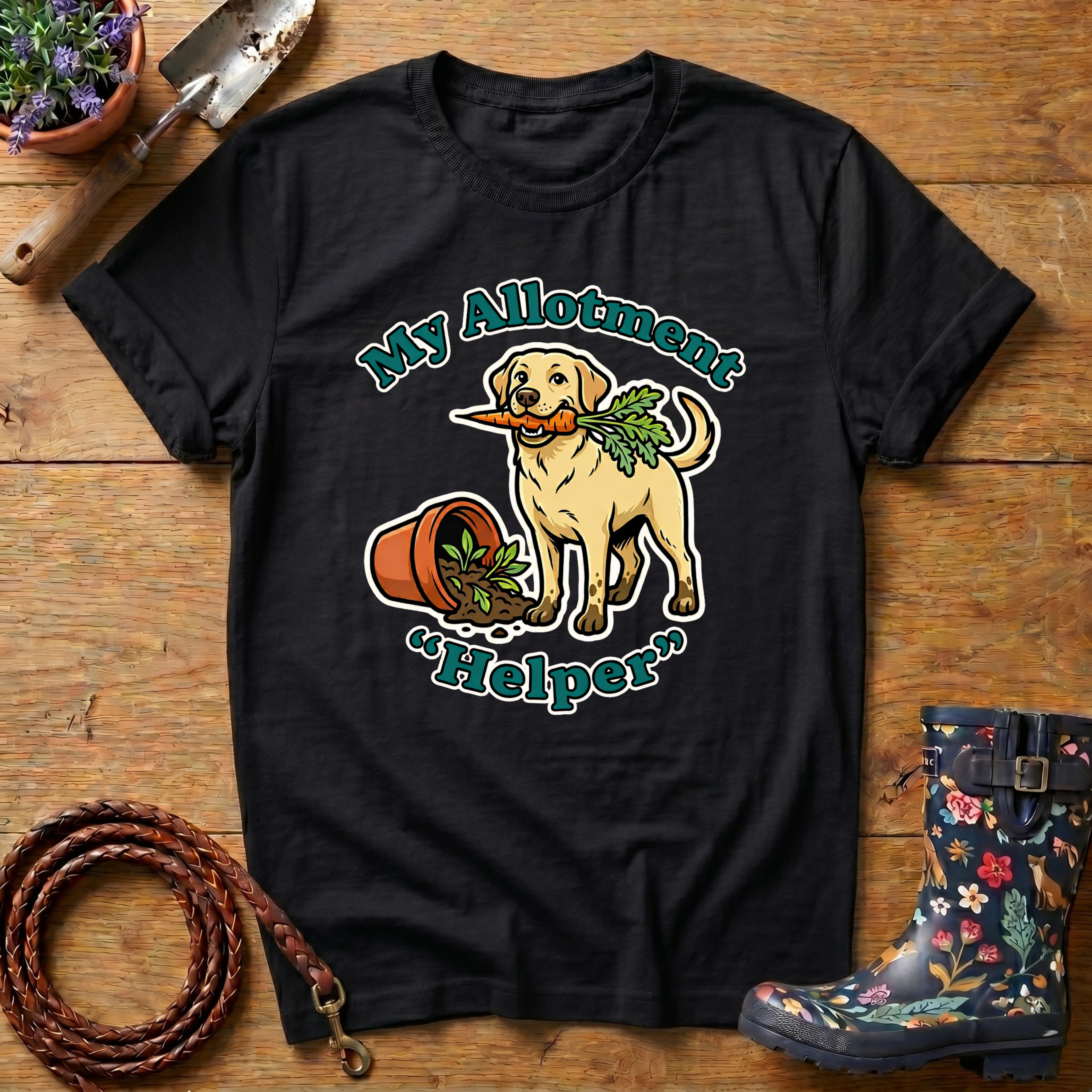 Labrador Allotment 'Helper' T-shirt