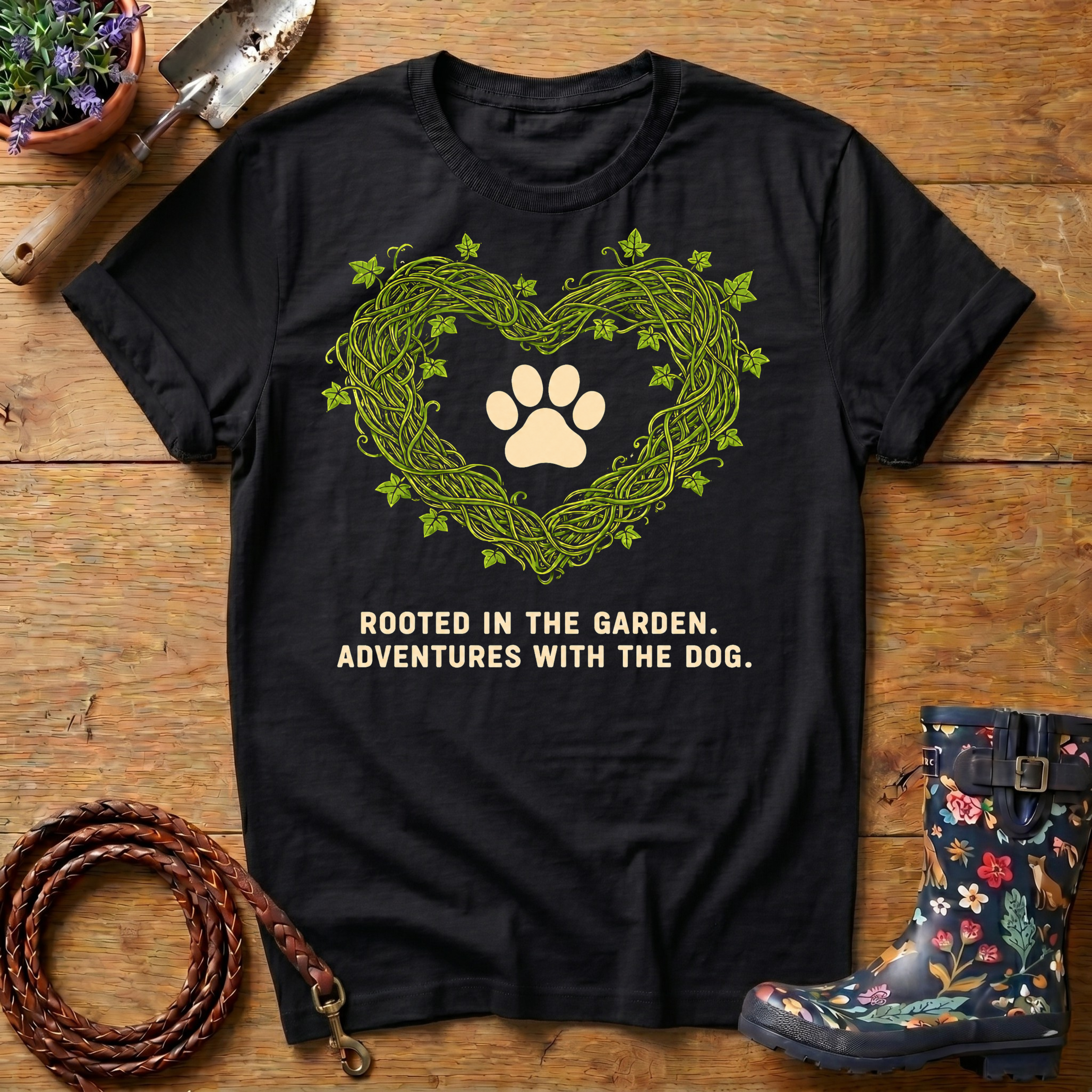 Rooted in the Garden (green) T-shirt