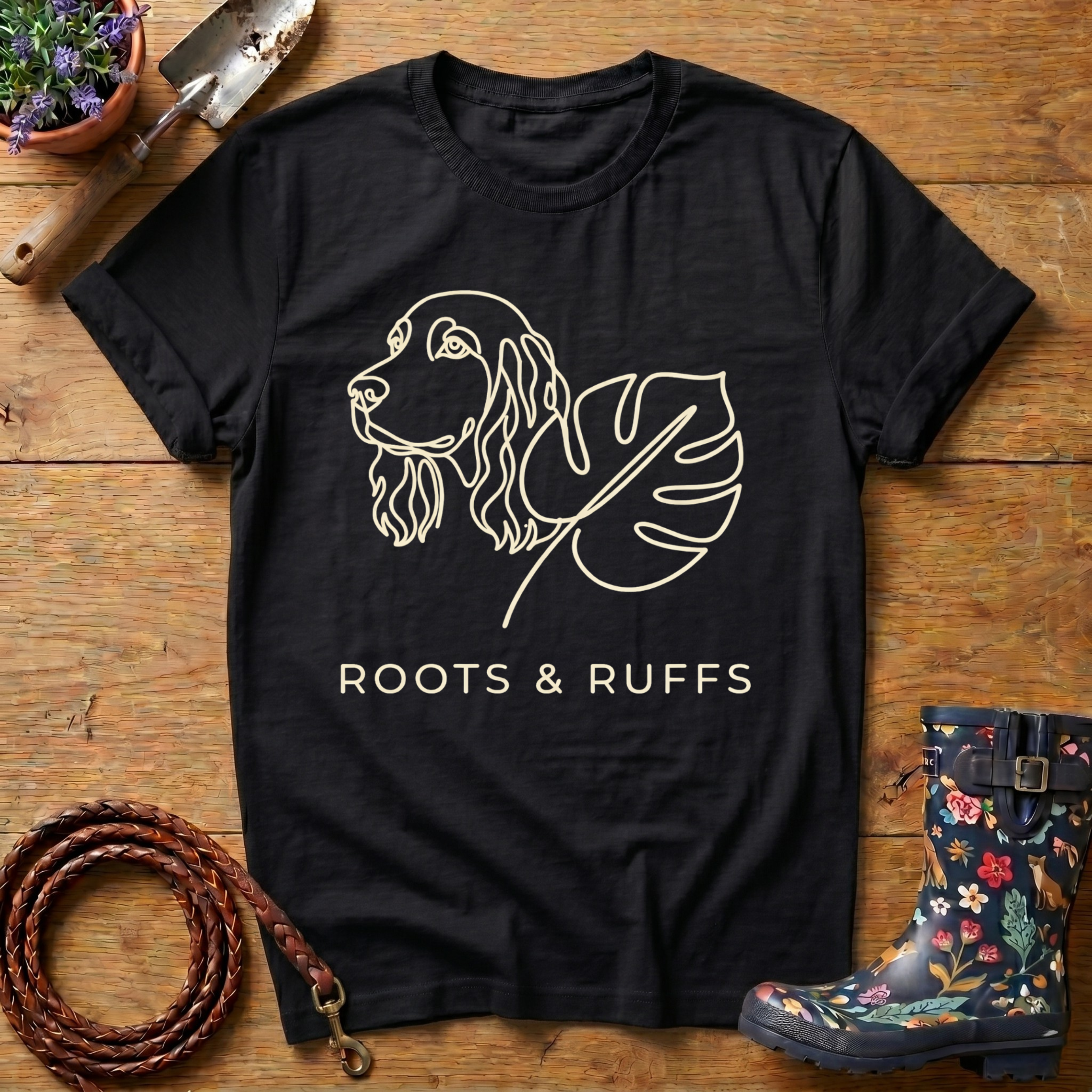 Spaniel Roots & Ruffs T-shirt