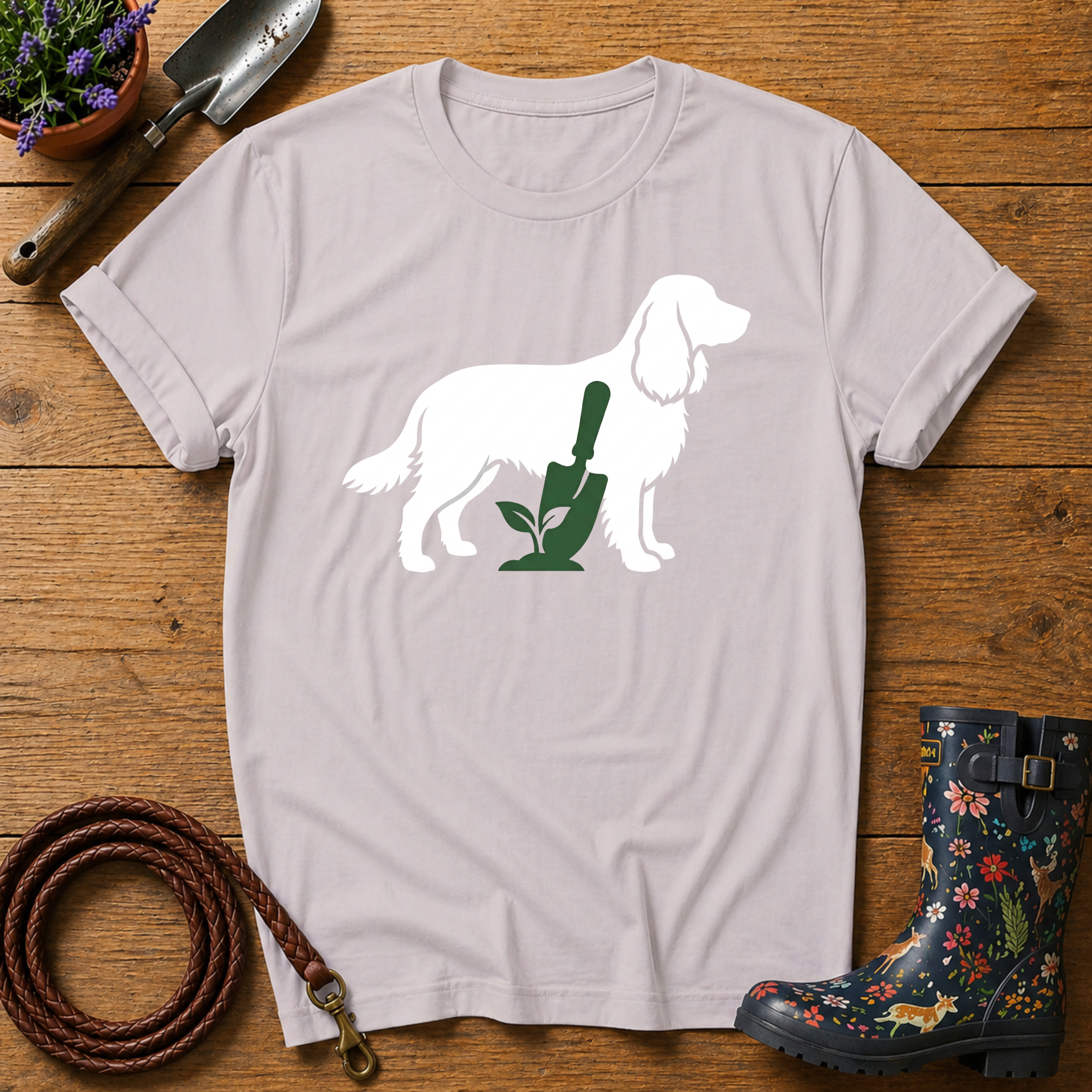 Spaniel & Trowel T-shirt