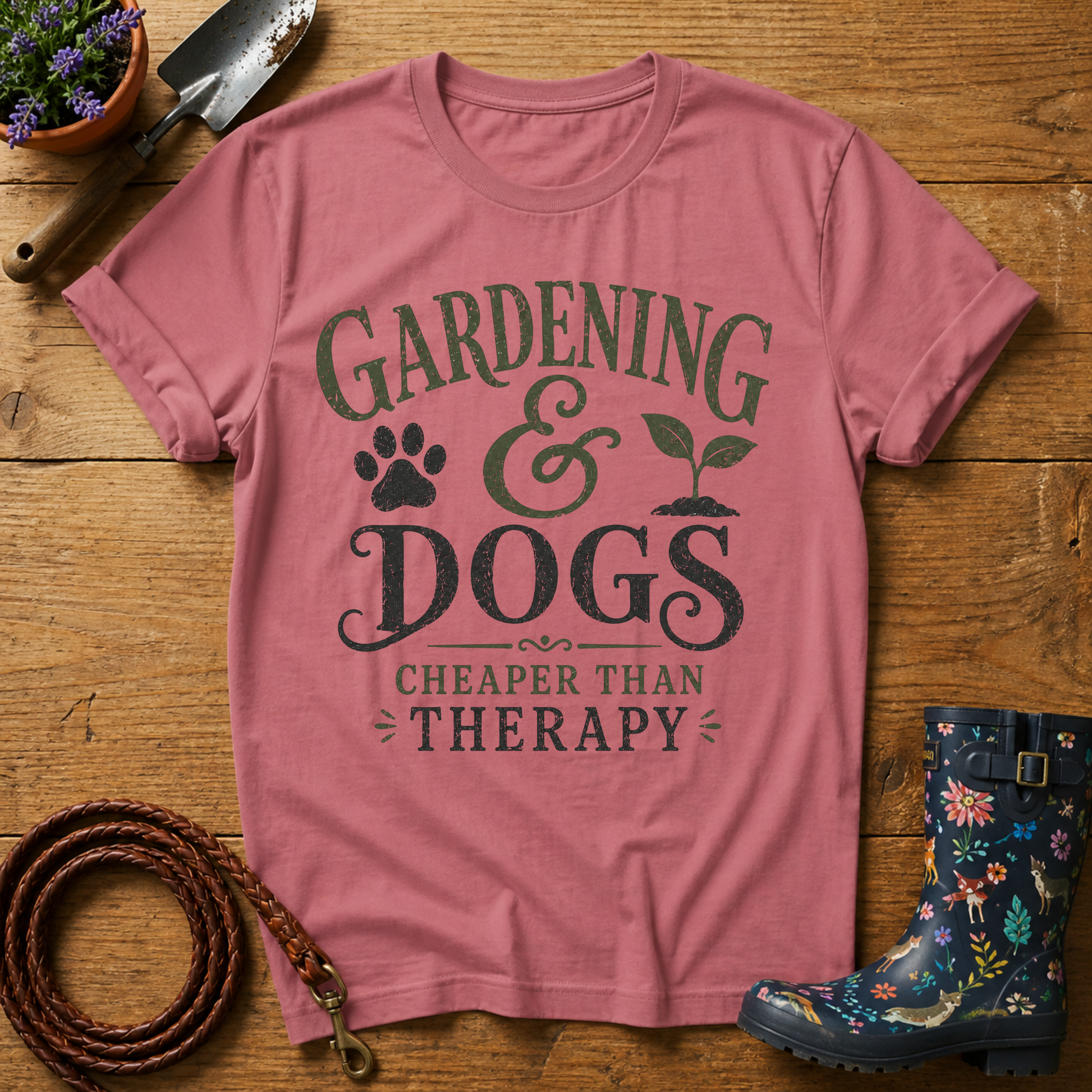 Cheaper than Therapy text T-shirt