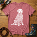 Labrador of Flowers T-shirt