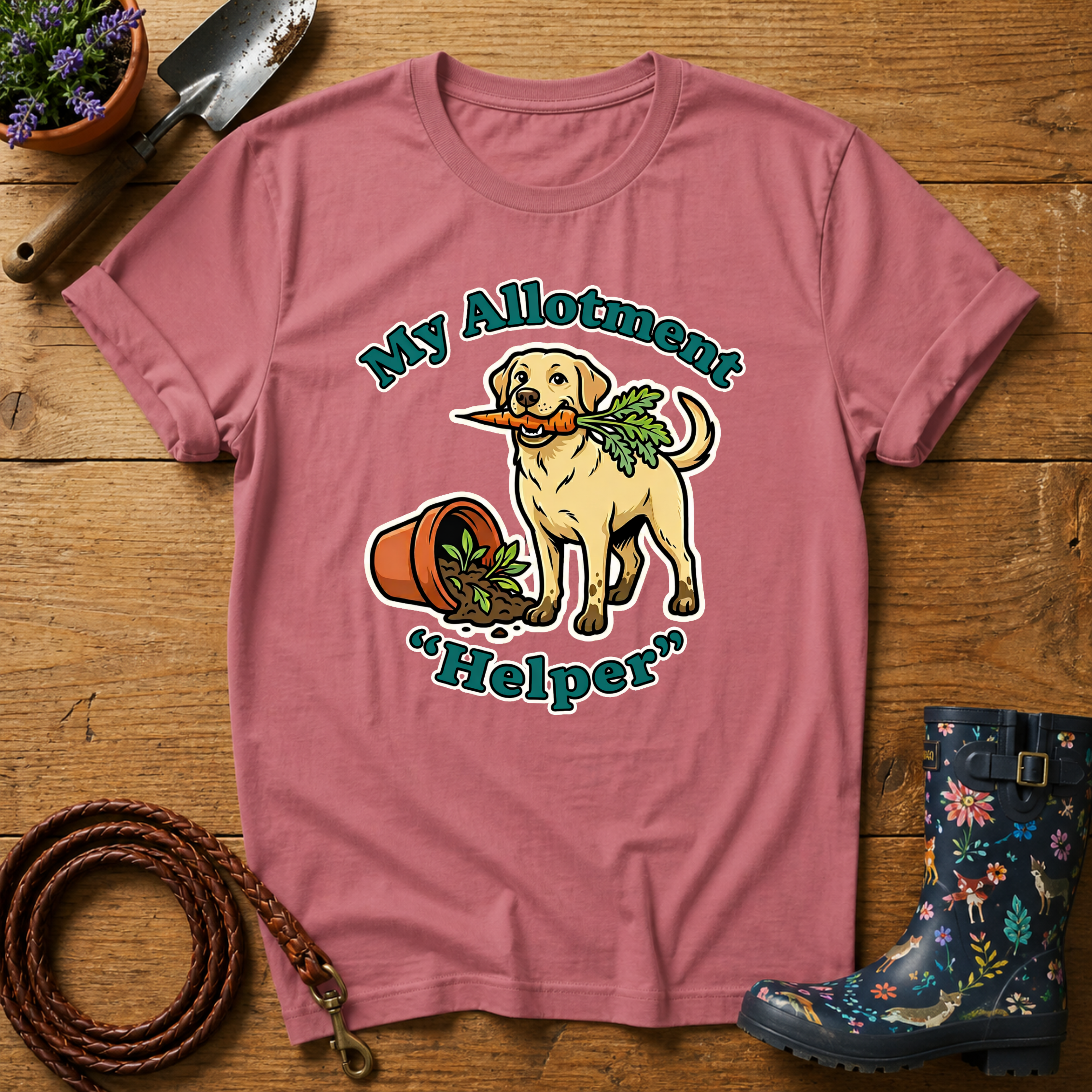 Labrador Allotment 'Helper' T-shirt