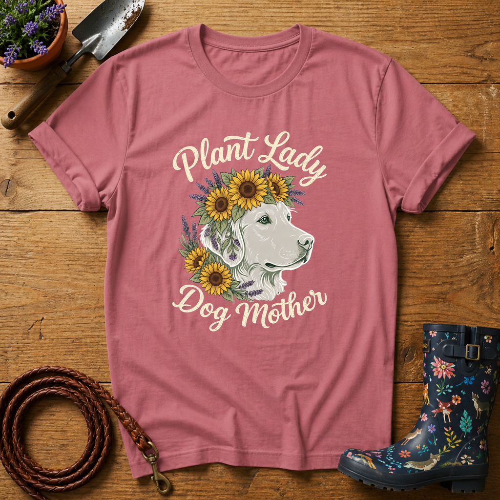 Plant Lady, Dog Mother T-shirt