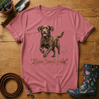 Chocolate Lab 'Been Gardening' T-shirt