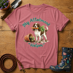 Spaniel My Allotment Helper Watercolour T-shirt