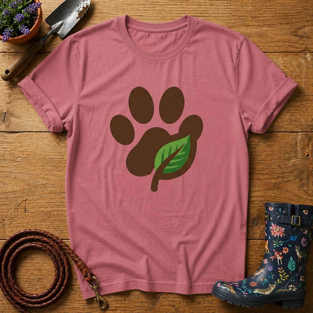 Paw Print Leaf T-shirt