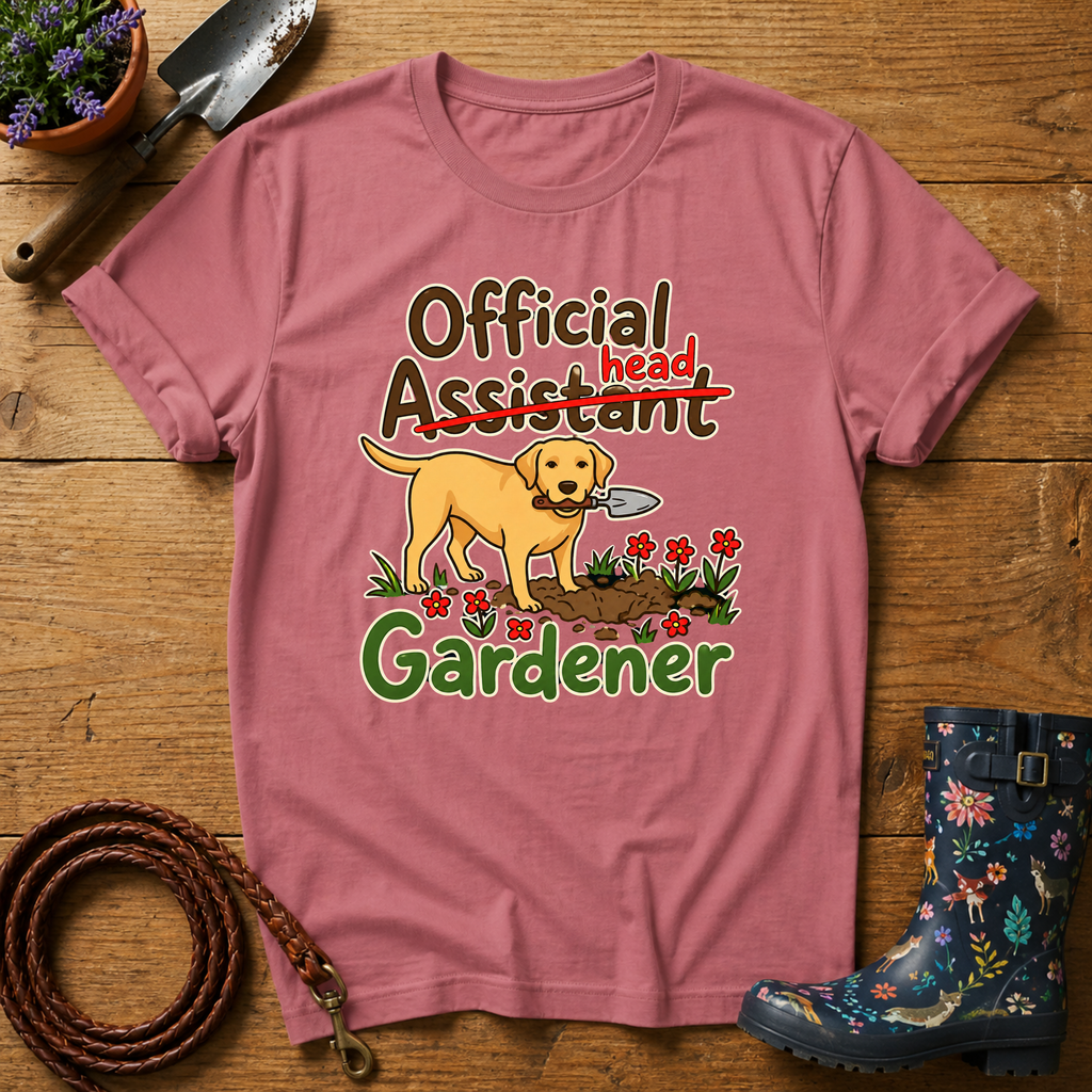 Official Head Gardener Labrador T-shirt