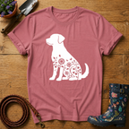 Labrador Sunflowers & Butterflies T-shirt