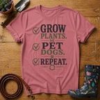 Grow Plants, Pet Dogs T-shirt