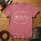 Plants, Paws & Peace T-shirt