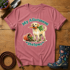 Labrador Allotment 'Helper' (watercolour) T-shirt