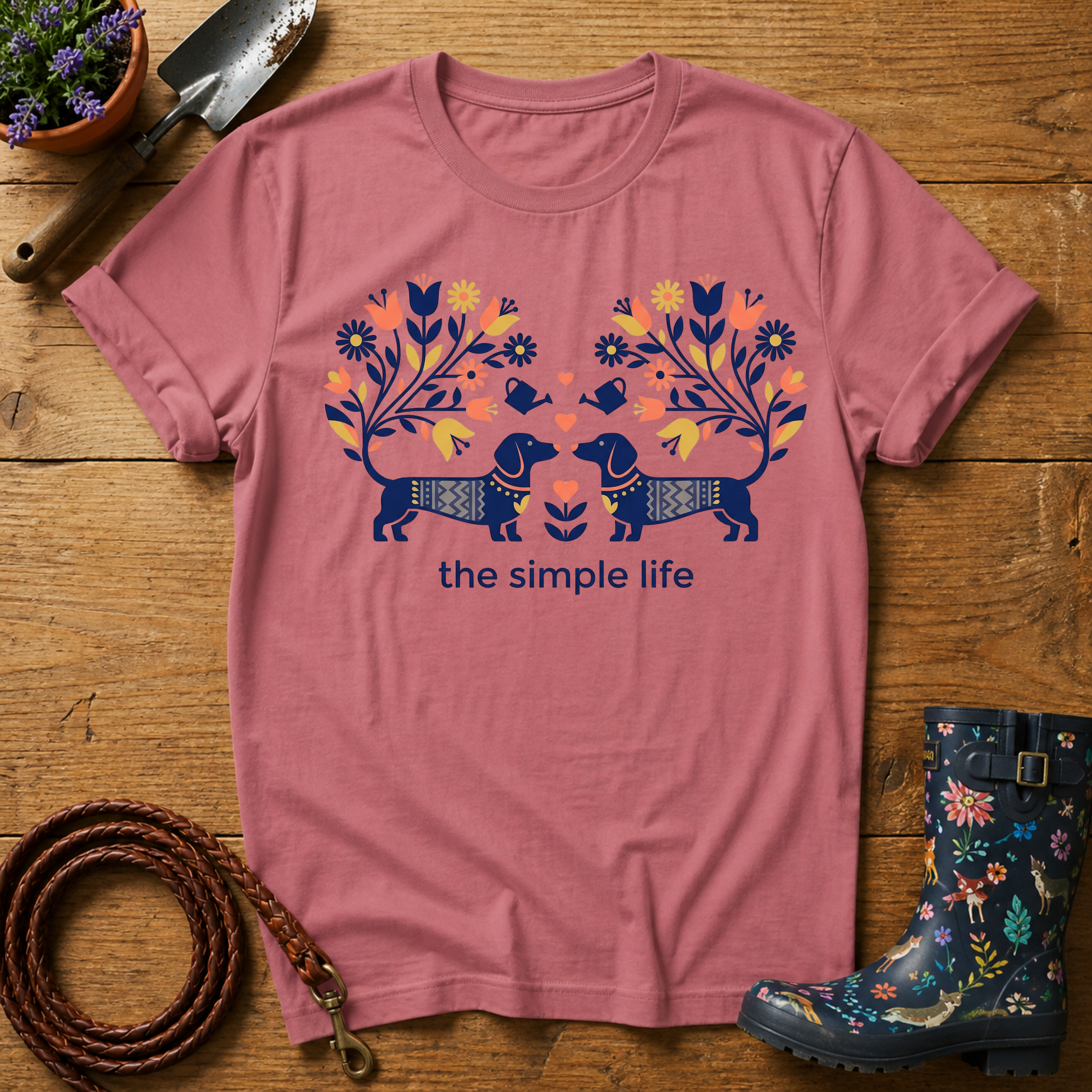 Dachshund The Simple Life T-shirt