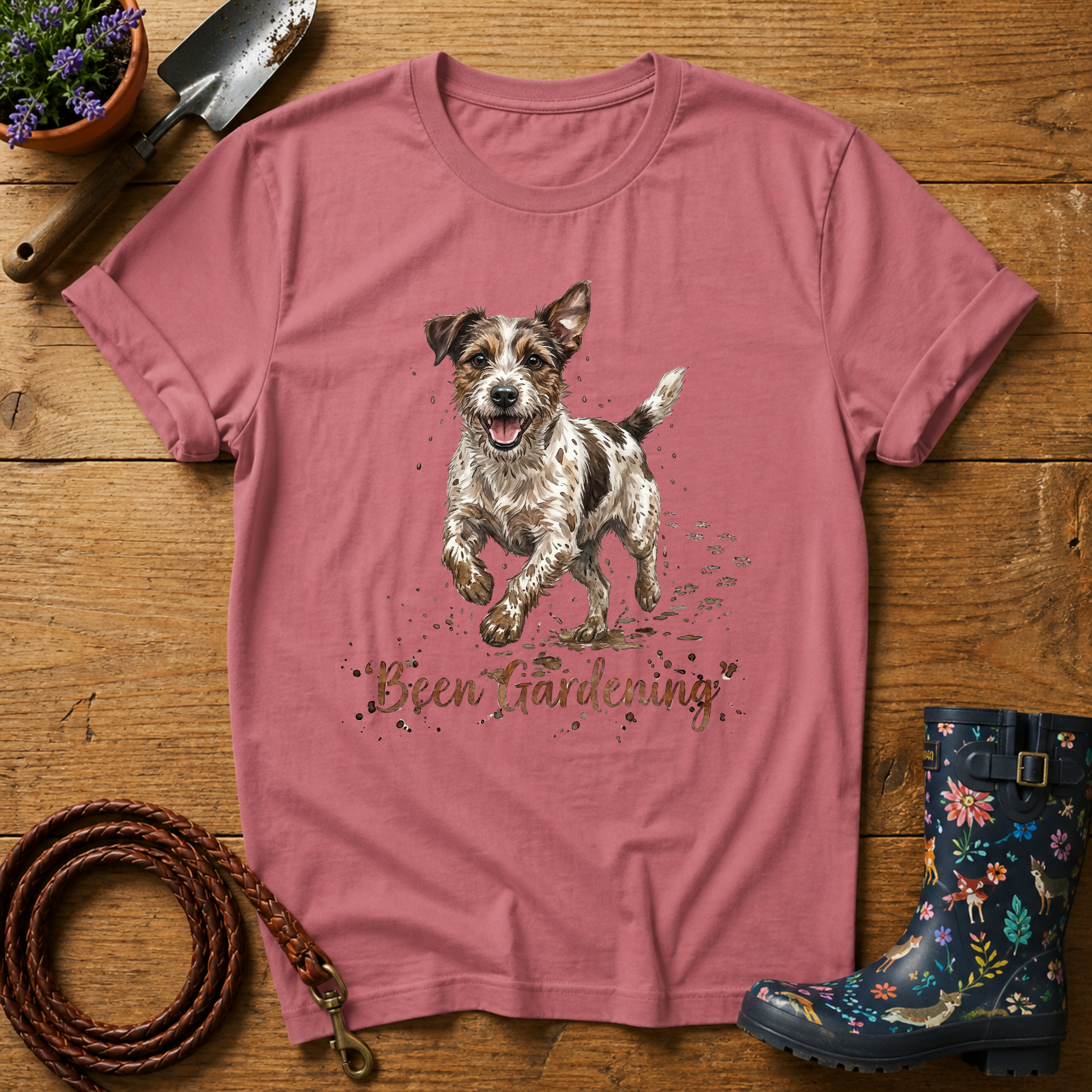 Jack Russell 'Been Gardening' T-shirt