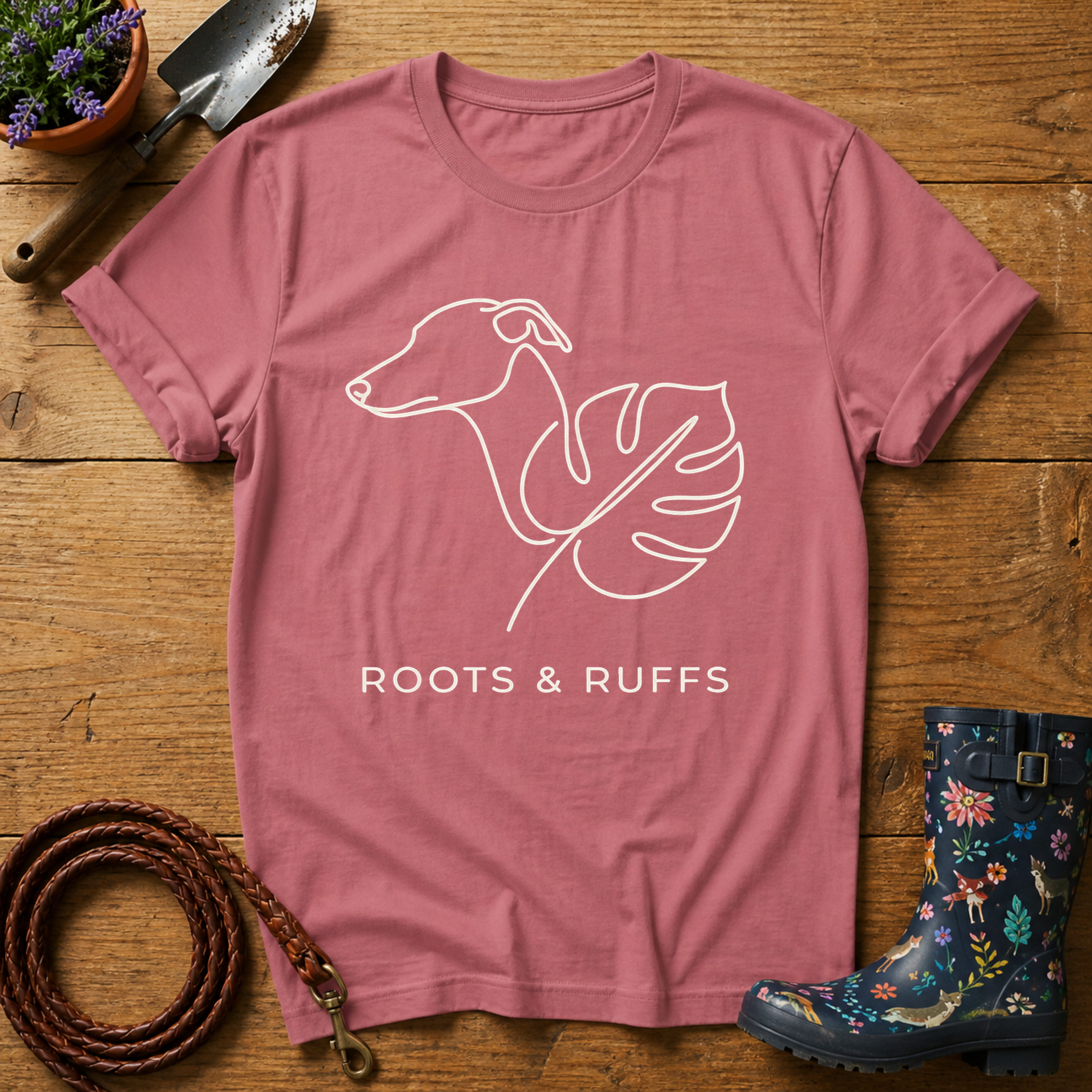 Greyhound Roots & Ruffs T-shirts