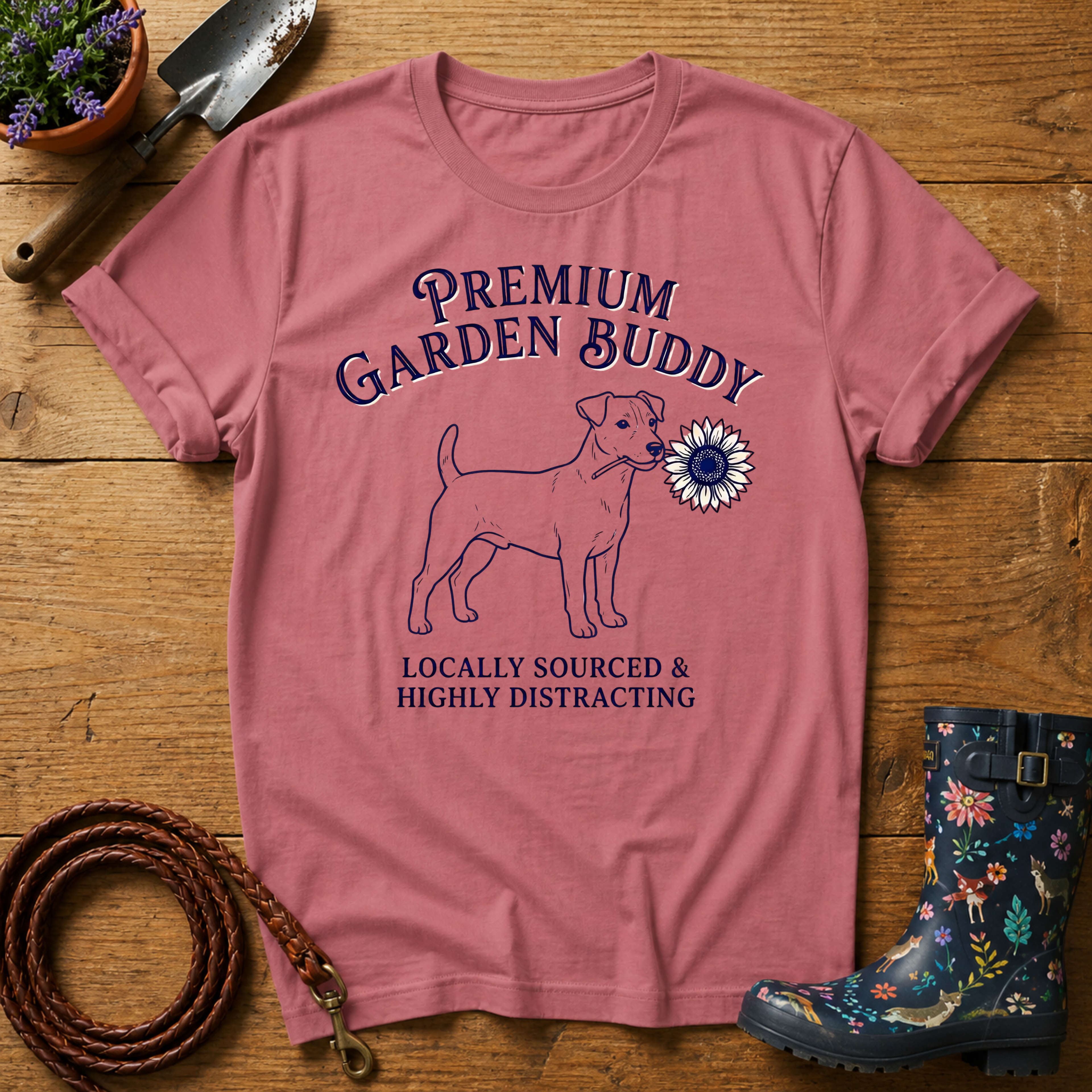 Jack Russel Premium Garden Buddy T-shirt