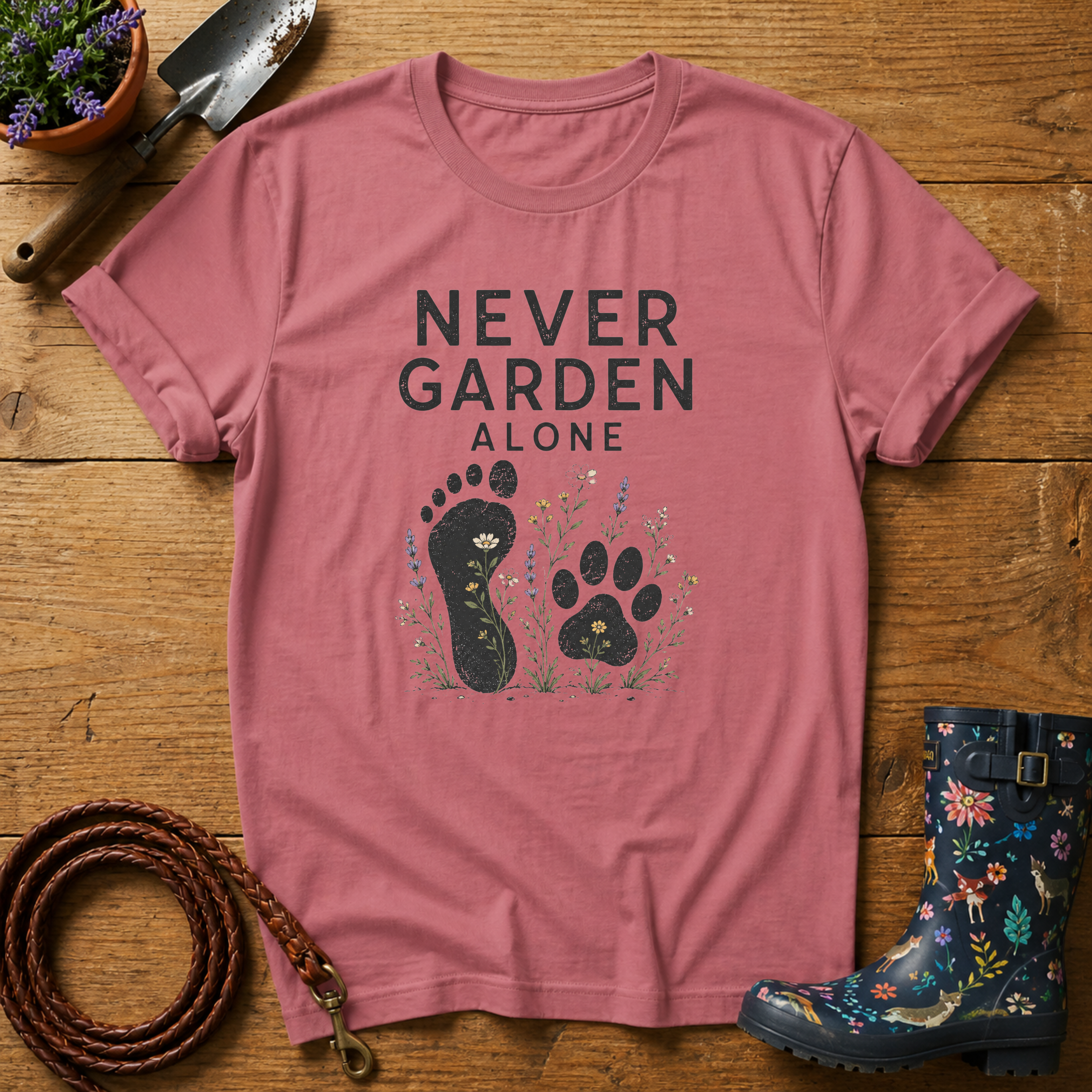 Never Garden Alone T-shirt
