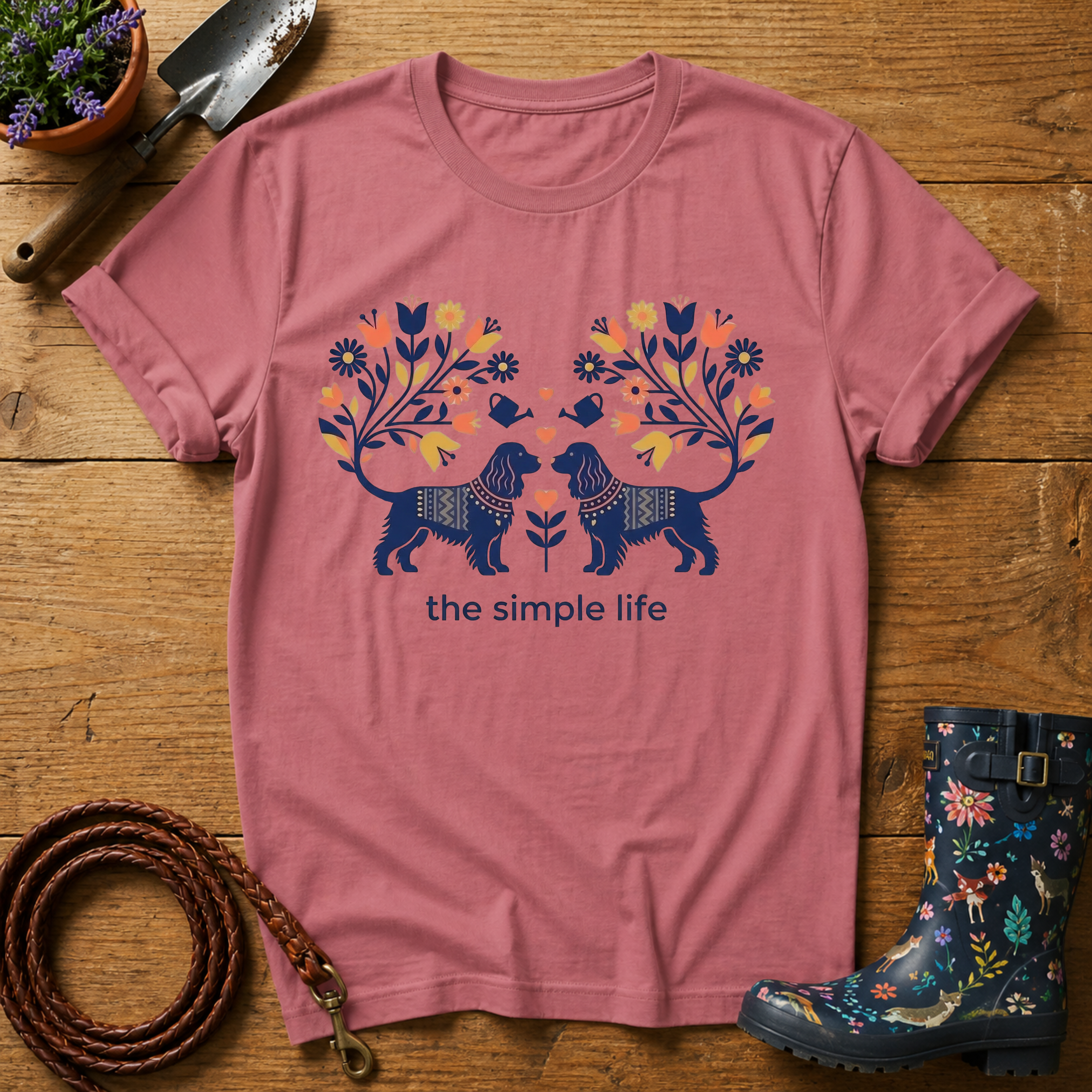 Spaniel The Simple Life T-shirt