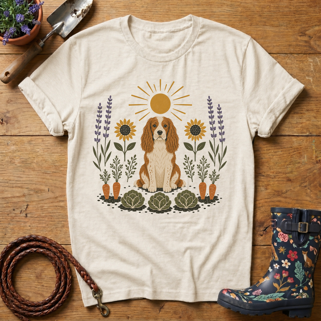 Spaniel Loves Veg T-shirt
