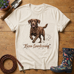 Chocolate Lab 'Been Gardening' T-shirt