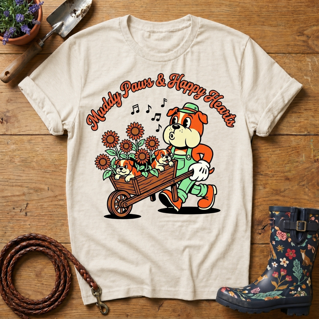 Muddy Paws & Happy Hearts T-shirt