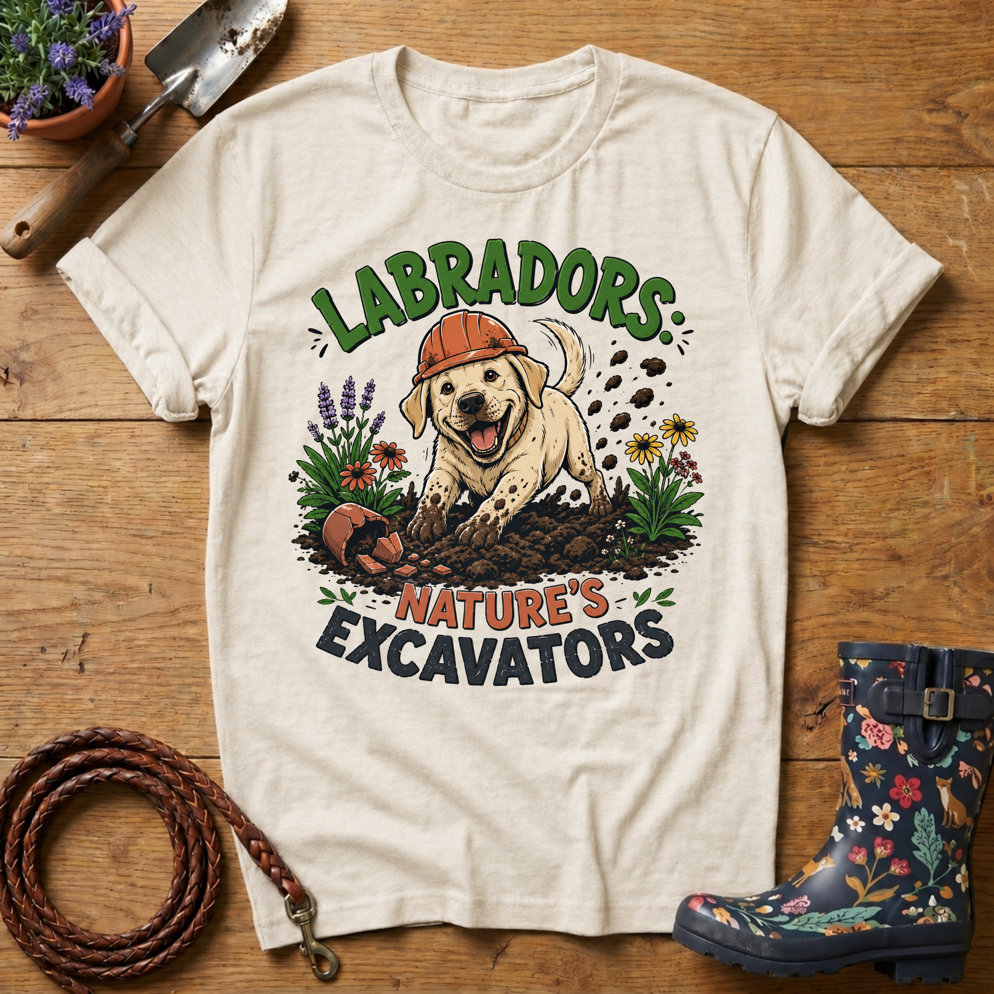 Labradors, Natures Excavators T-shirt