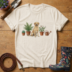 Labrador Pot Plants T-shirt