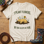 Sleeps In Flowers T-shirt