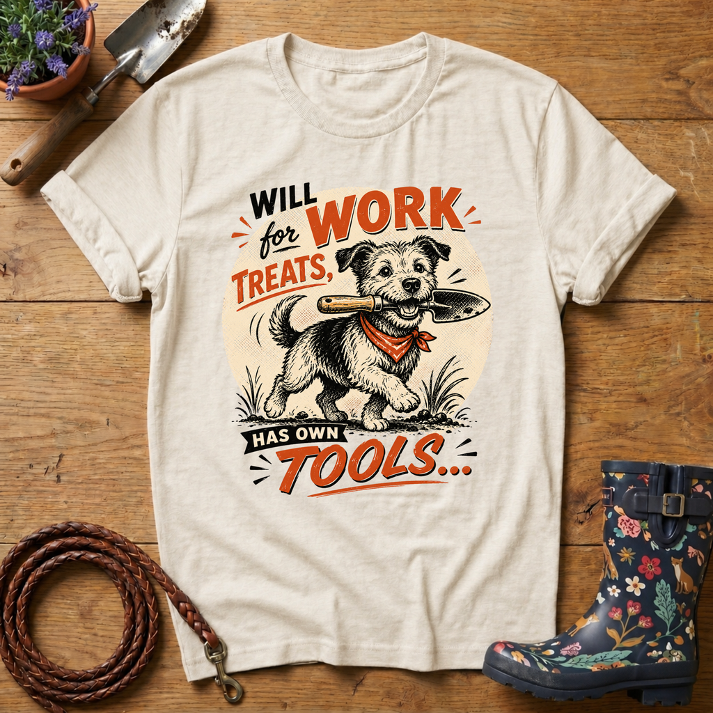 Will Work For Treats T-shirt