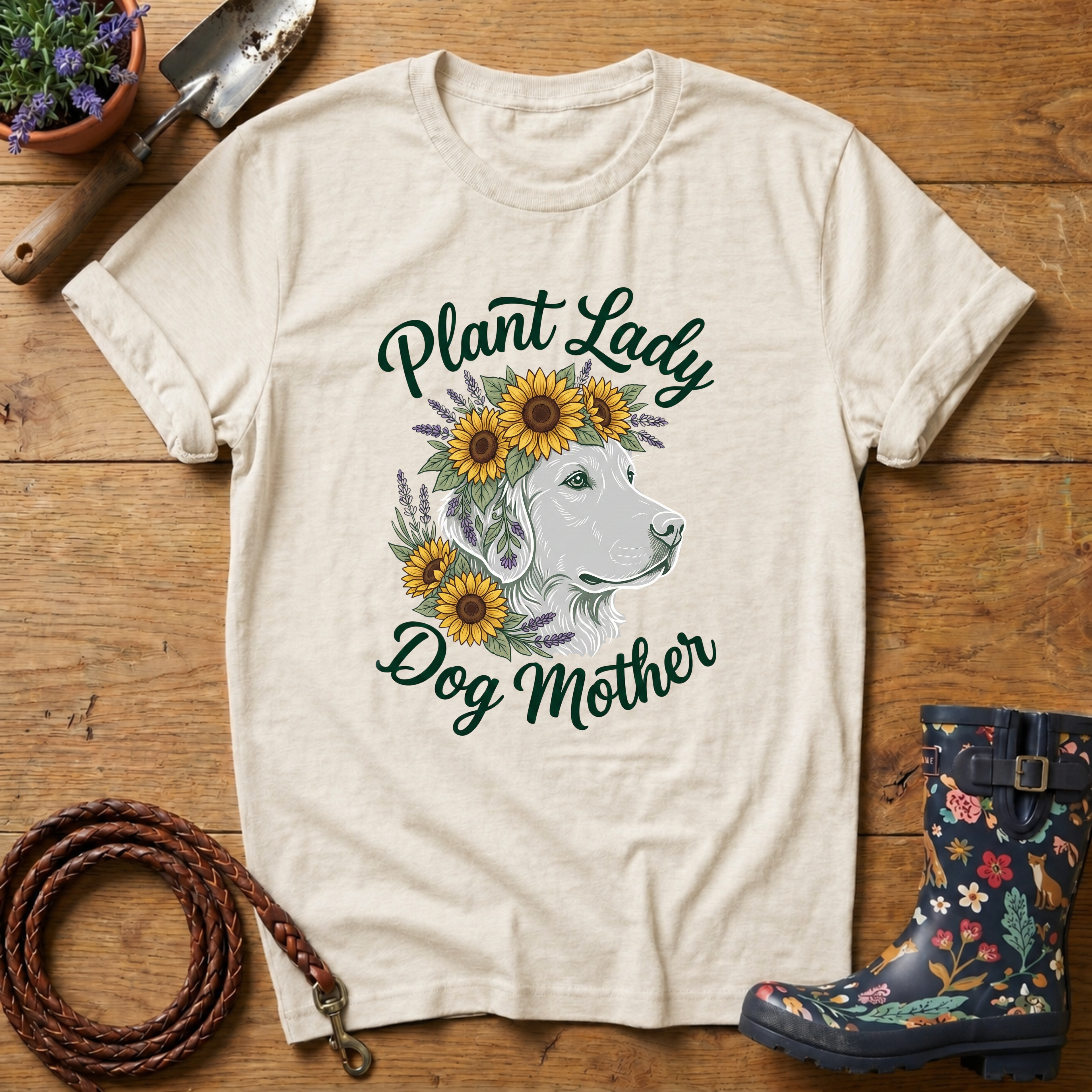 Plant Lady, Dog Mother T-shirt