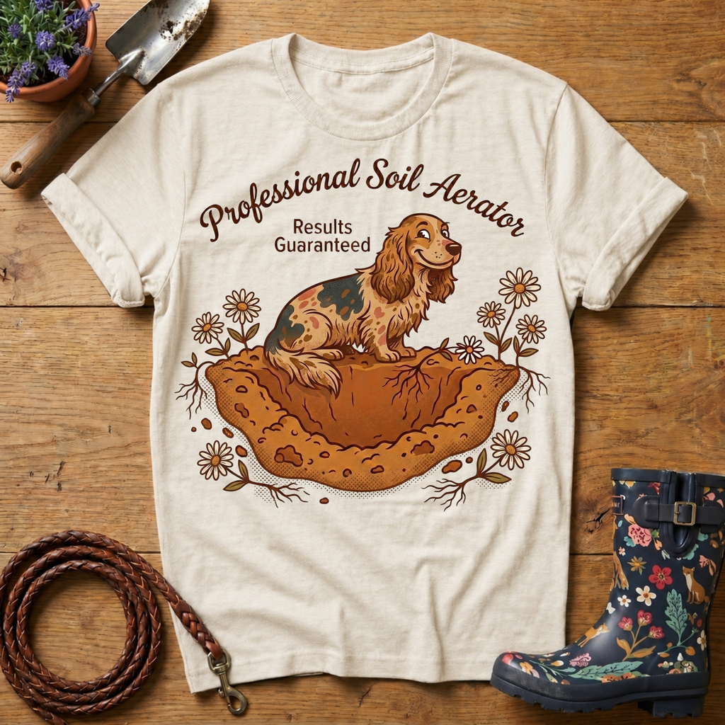 Spaniel Professional Soil Aerator T-shirt