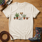 Jack Russel Guarding the Plants T-shirt