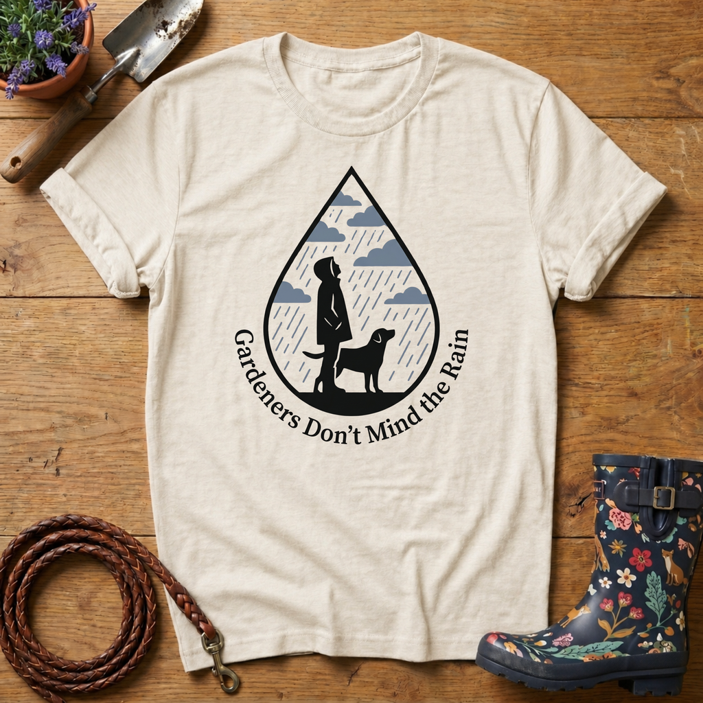 Gardeners Don't Mind The Rain T-shirt