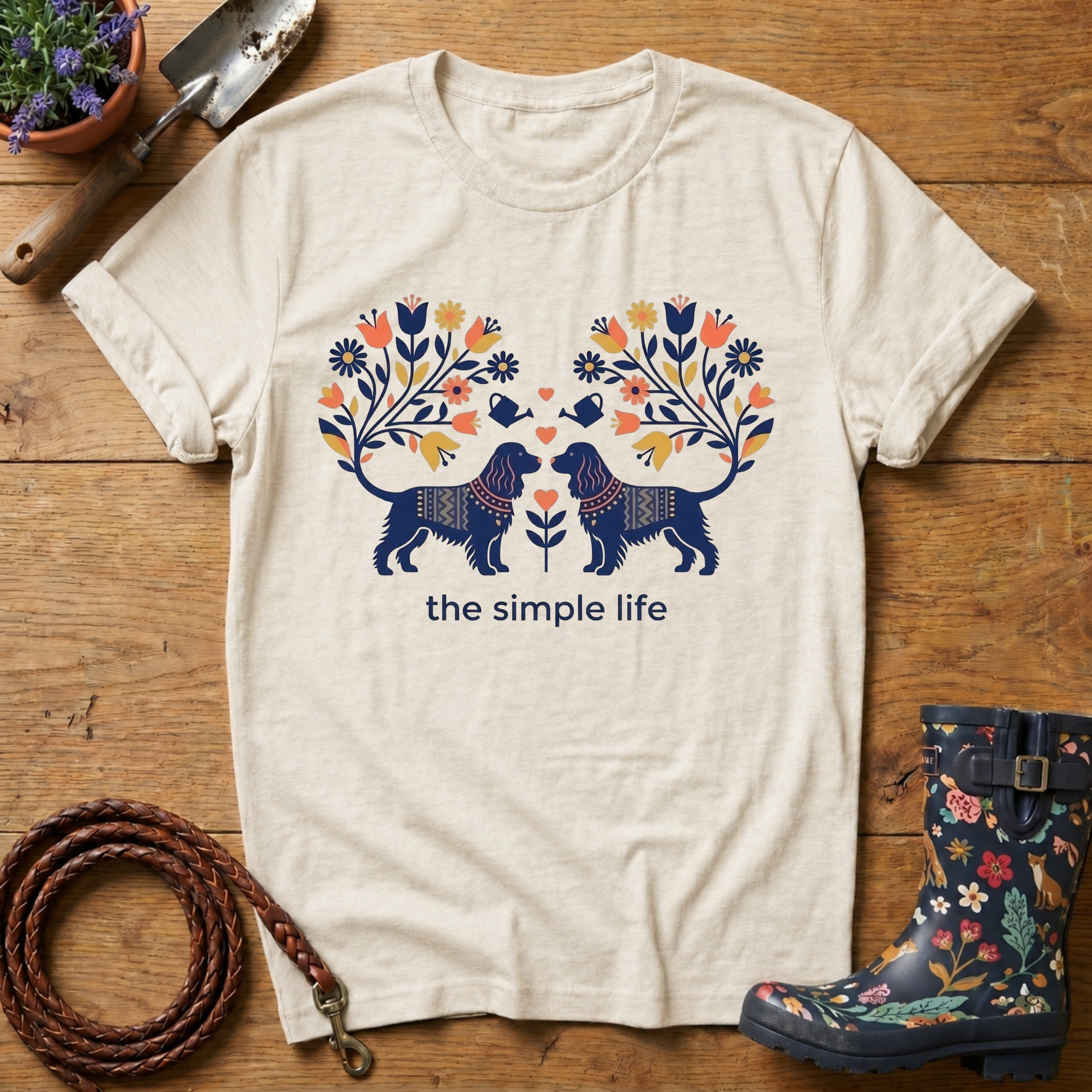Spaniel The Simple Life T-shirt